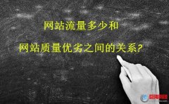 seo網(wǎng)站推廣公司：網(wǎng)站流量多少和網(wǎng)站質(zhì)量?jī)?yōu)劣之間的關(guān)系?