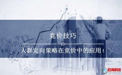 競價(jià)技巧：人群定向策略在競價(jià)中的應(yīng)用!